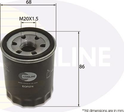 Comline EOF074 - Oil Filter car-mod.net