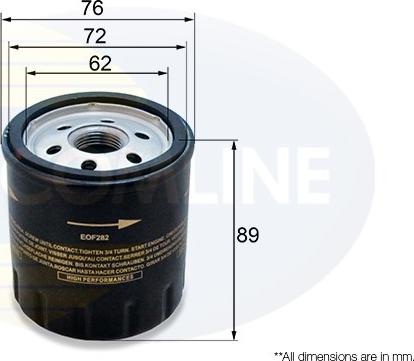 Comline EOF282 - Oil Filter car-mod.net