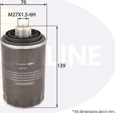 Comline EOF227 - Oil Filter car-mod.net
