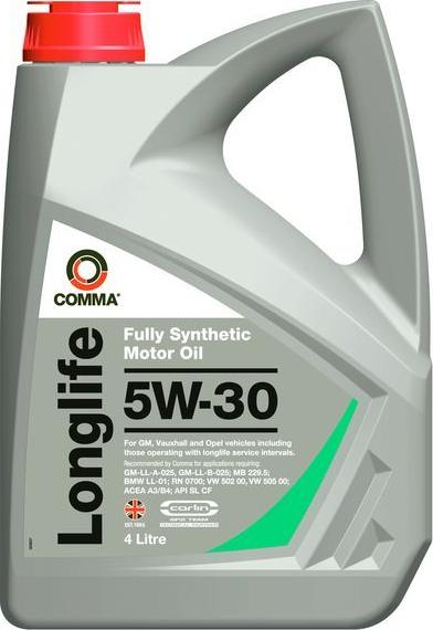 Comma LONGLIFE5W304L - Engine Oil car-mod.net