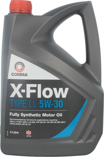 Comma XFLOWLL5W30SYNT4L - Engine Oil car-mod.net