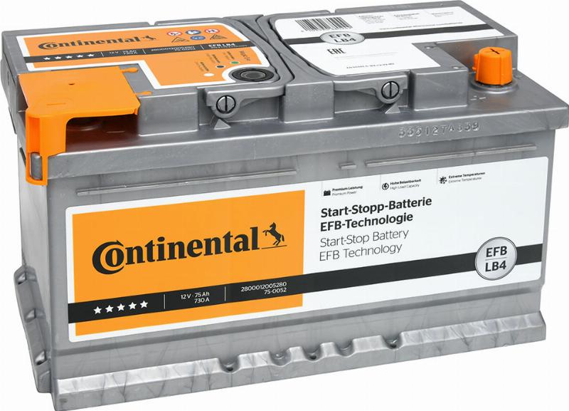 CONTINENTAL 2800012005280 - Starter Battery car-mod.net