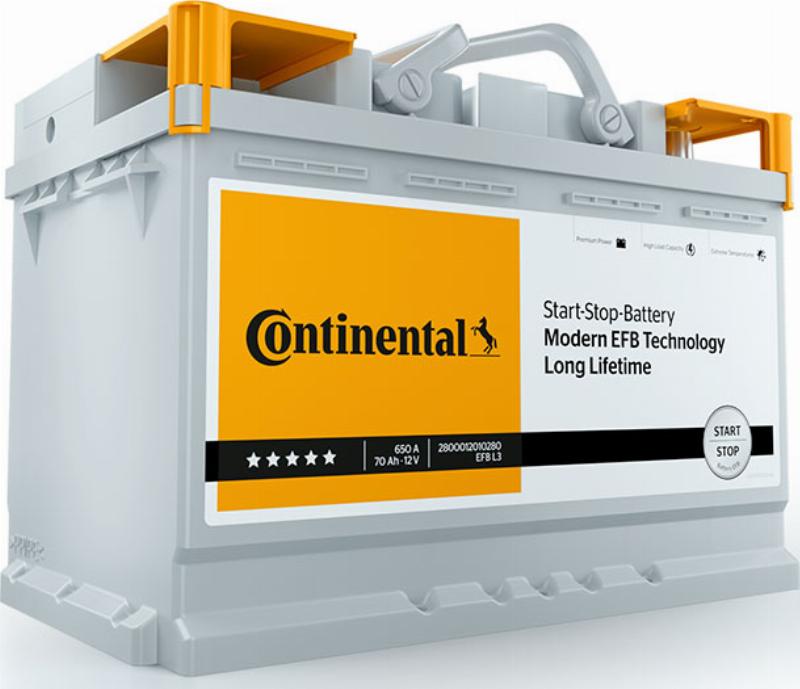 CONTINENTAL 2800012001280 - Starter Battery car-mod.net