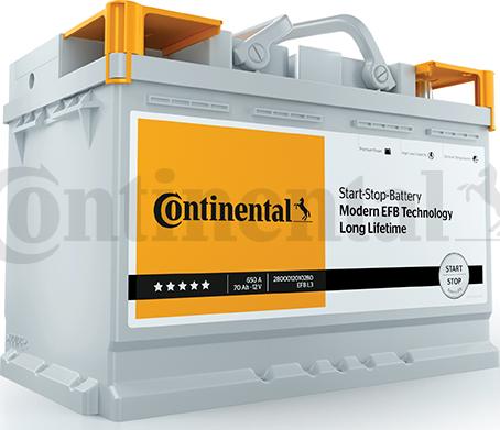 CONTINENTAL 2800012000280 - Starter Battery car-mod.net