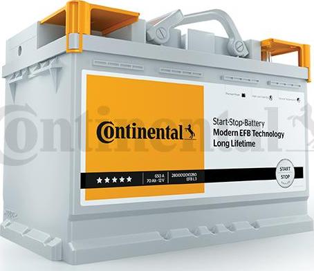 CONTINENTAL 2800012010280 - Starter Battery car-mod.net