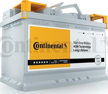 CONTINENTAL 2800012015280 - Starter Battery car-mod.net