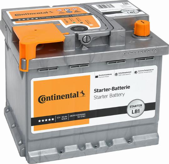 CONTINENTAL 2800012018280 - Starter Battery car-mod.net