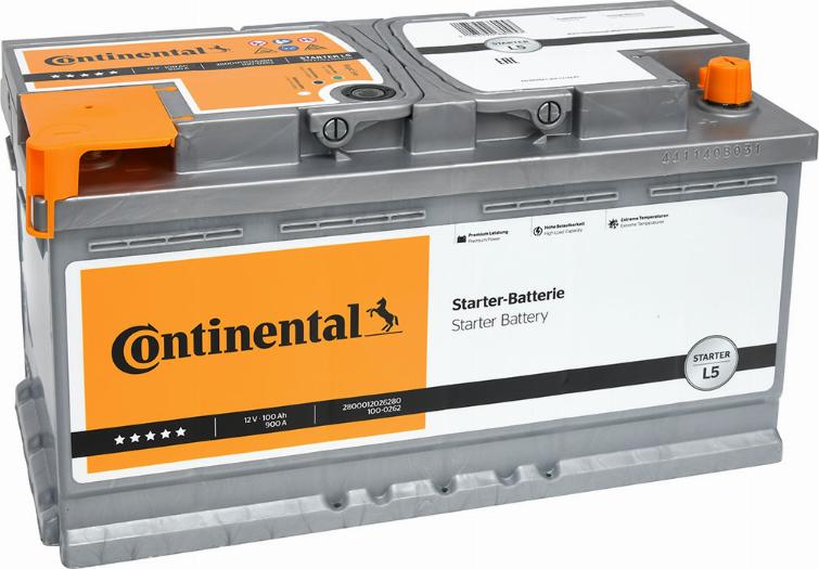 CONTINENTAL 2800012026280 - Starter Battery car-mod.net