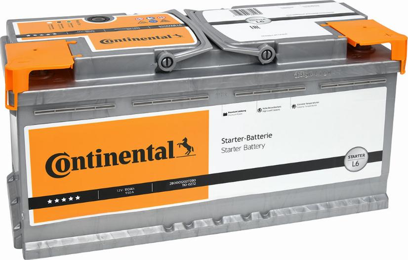 CONTINENTAL 2800012027280 - Starter Battery car-mod.net