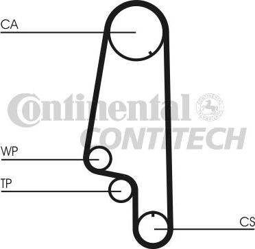 CONTINENTAL CT453K1 - Timing Belt Set car-mod.net
