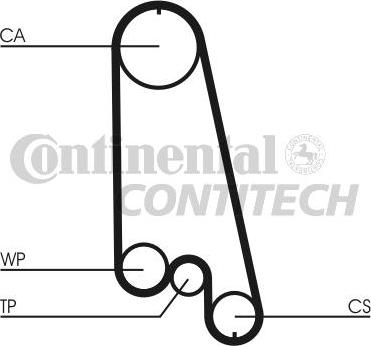 CONTINENTAL CT686 - Timing Belt car-mod.net