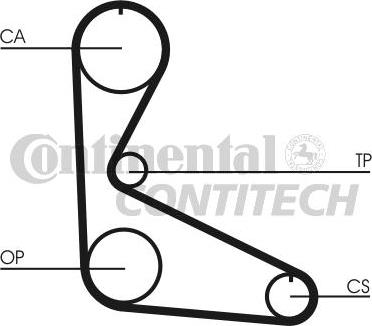 CONTINENTAL CT962 - Timing Belt car-mod.net