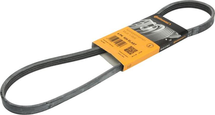 CONTINENTAL 4 PK 924 ELAST - V-Ribbed Belt car-mod.net