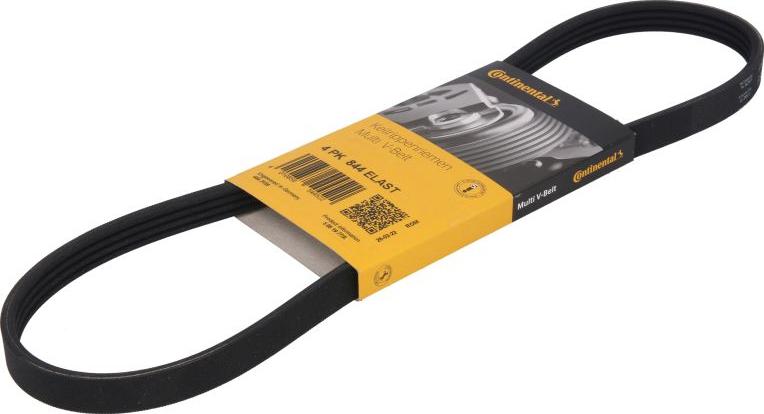 CONTINENTAL 4 PK 844 ELAST - V-Ribbed Belt car-mod.net