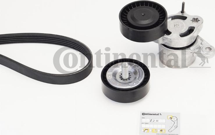 CONTINENTAL 5PK1960K1 - V-Ribbed Belt Set car-mod.net