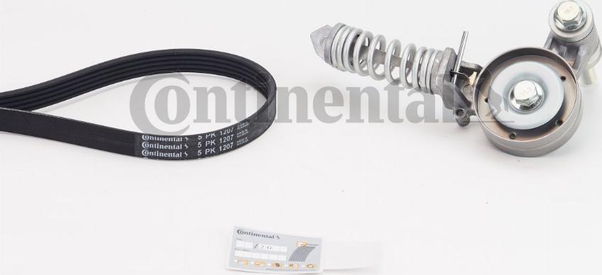 CONTINENTAL 5PK1207K1 - V-Ribbed Belt Set car-mod.net