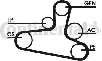CONTINENTAL 6DPK1215D1 - V-Ribbed Belt Set car-mod.net