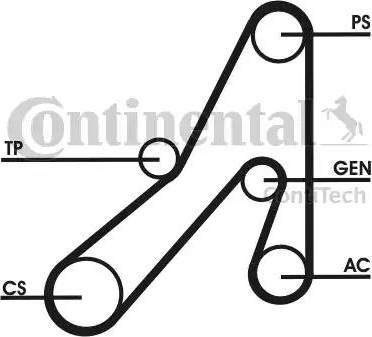 CONTINENTAL 6DPK1841D1 - Belt Pulley, crankshaft car-mod.net