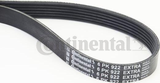 CONTINENTAL 6PK922 EXTRA - V-Ribbed Belt car-mod.net