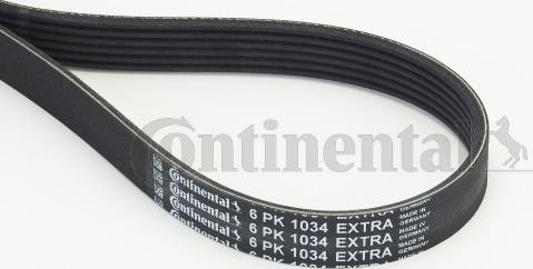 CONTINENTAL 6PK1034 EXTRA - V-Ribbed Belt car-mod.net