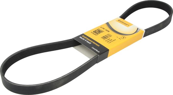 CONTINENTAL 6PK1026 - V-Ribbed Belt car-mod.net