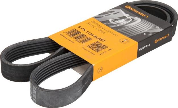 CONTINENTAL 6PK1124 ELAST - V-Ribbed Belt car-mod.net