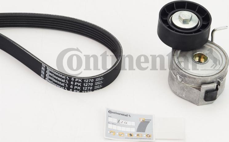 CONTINENTAL 6PK1270K1 - V-Ribbed Belt Set car-mod.net