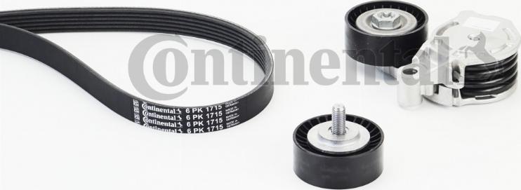 CONTINENTAL 6PK1715K2 - V-Ribbed Belt Set car-mod.net