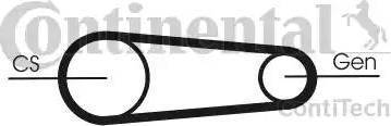 CONTINENTAL 6PK842 ELAST T1 - V-Ribbed Belt Set car-mod.net