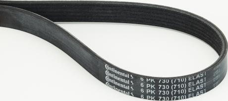 CONTINENTAL 6PK730 ELAST - V-Ribbed Belt car-mod.net