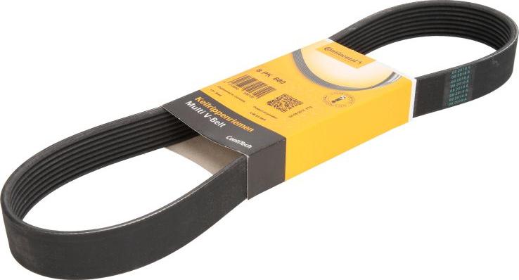 CONTINENTAL 8PK880 - V-Ribbed Belt car-mod.net