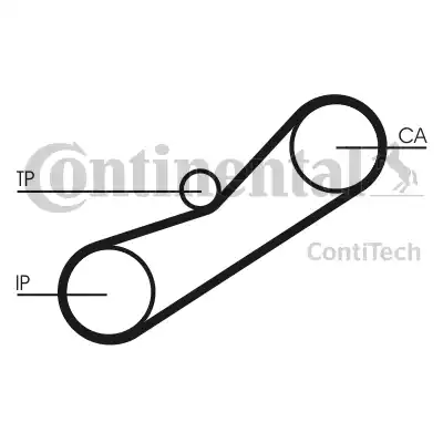 CONTINENTAL CT950K1 - Timing Belt Set car-mod.net