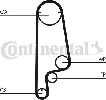 CONTINENTAL CT546K1 - Timing Belt Set car-mod.net