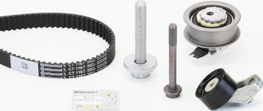 CONTINENTAL CT1167K5 - Timing Belt Set car-mod.net