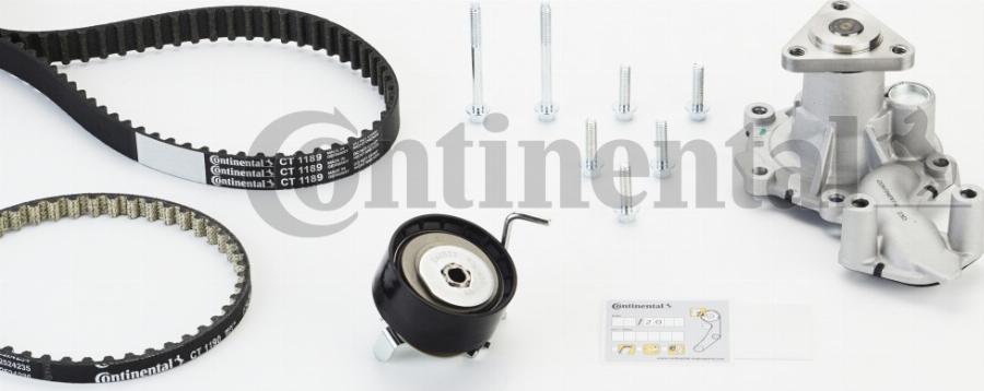 CONTINENTAL CT1189WP2PRO - Water Pump & Timing Belt Set car-mod.net