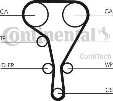 Continental CT637 - Timing Belt car-mod.net