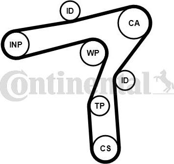 CONTINENTAL CT1241K1 - Timing Belt Set car-mod.net