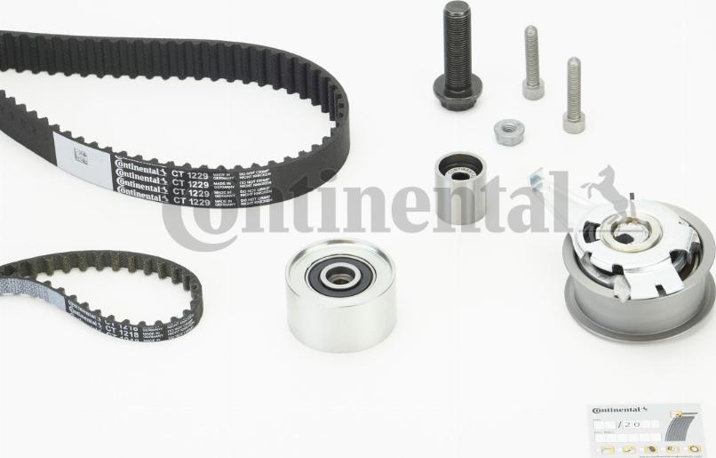 CONTINENTAL CT1229K2PRO - Timing Belt Set car-mod.net