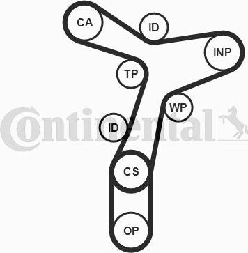 CONTINENTAL CT1229WP2PRO - Water Pump & Timing Belt Set car-mod.net
