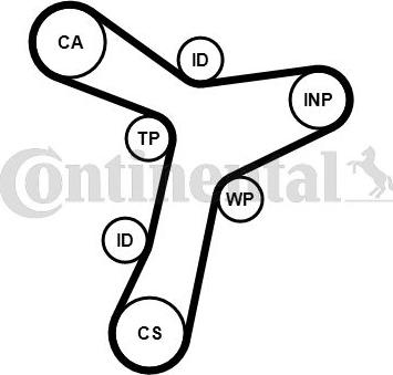 CONTINENTAL CT1229 - Timing Belt car-mod.net