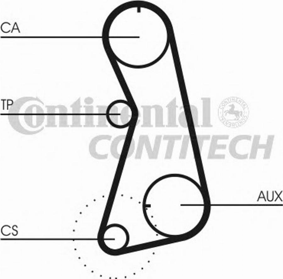 CONTINENTAL CT848K1 - Timing Belt Set car-mod.net