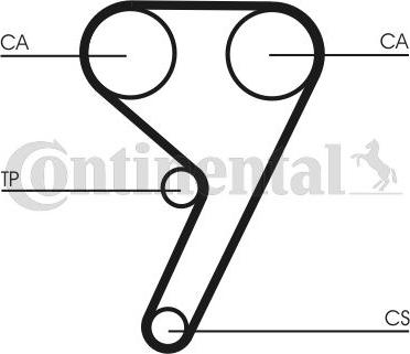 CONTINENTAL CT 881 WP4 - Water Pump & Timing Belt Set car-mod.net