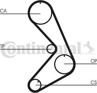CONTINENTAL CT749K1 - Timing Belt Set car-mod.net