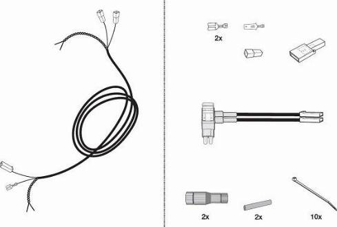 ConWys 22060551C - Expansion Set, electric kit (towbar) car-mod.net