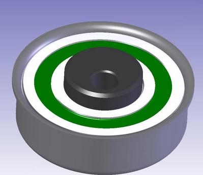 CORAM C823 - Tensioner Pulley, timing belt car-mod.net
