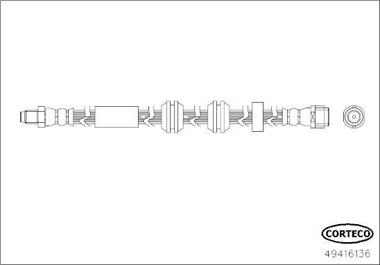 Corteco 49416136 - Brake Hose car-mod.net