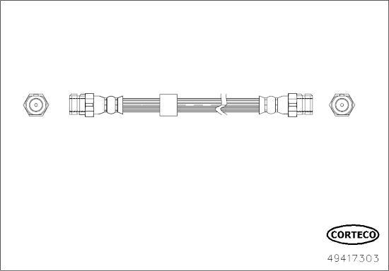 Corteco 49417303 - Brake Hose car-mod.net