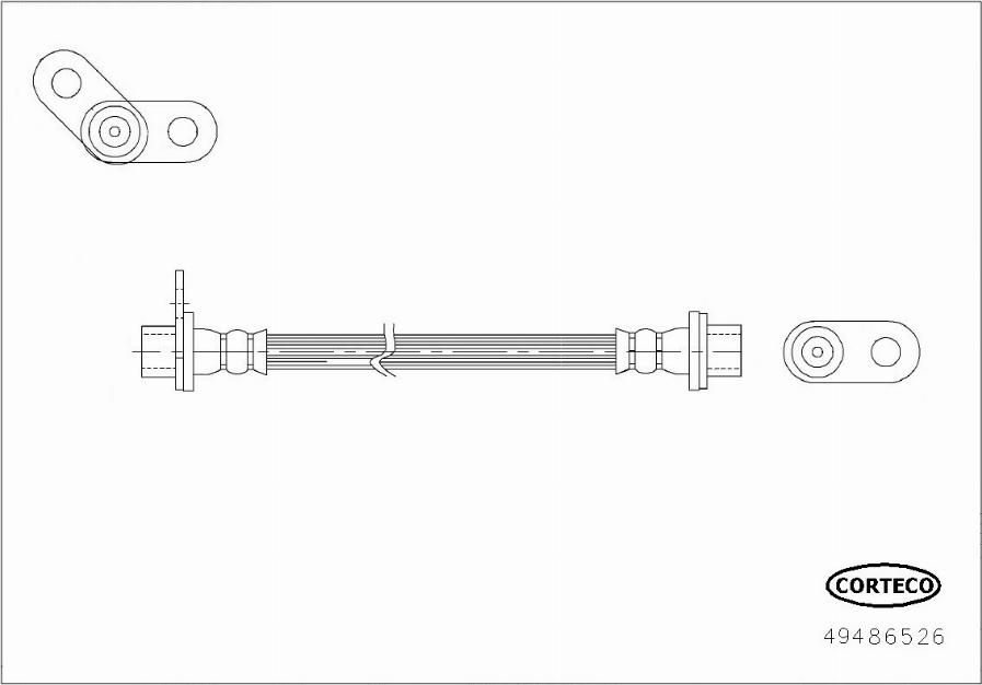 Corteco 49486526 - Brake Hose car-mod.net
