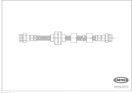 Corteco 49392872 - Brake Hose car-mod.net