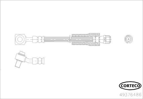 Corteco 49376486 - Brake Hose car-mod.net